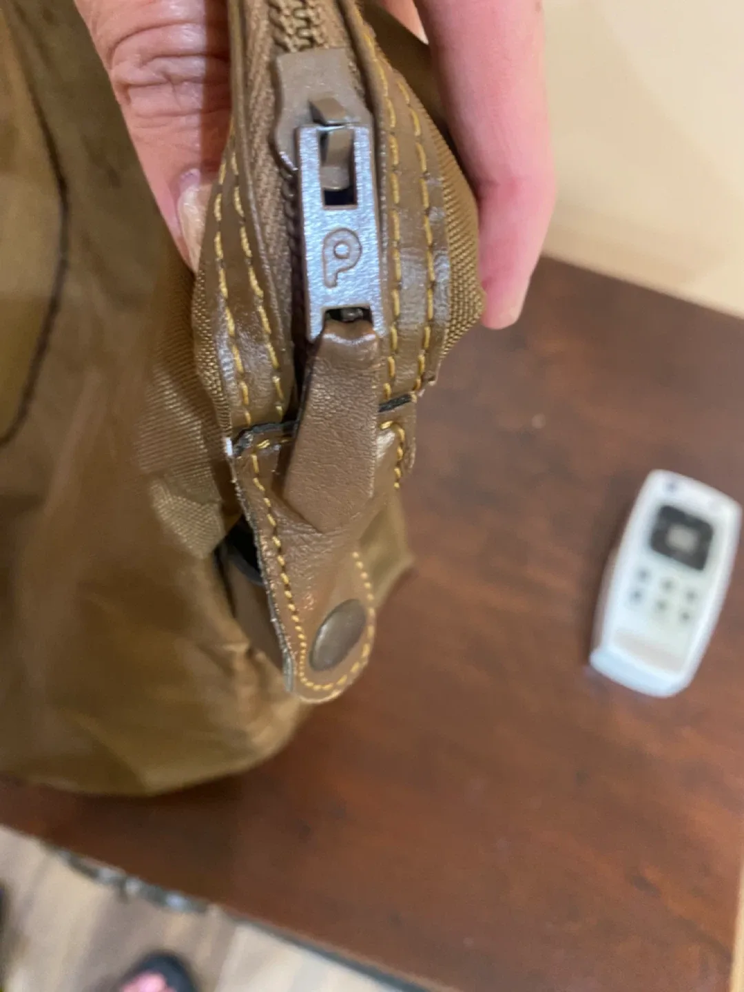 Dunhill Olive Green Tote Bag image indicator(5)