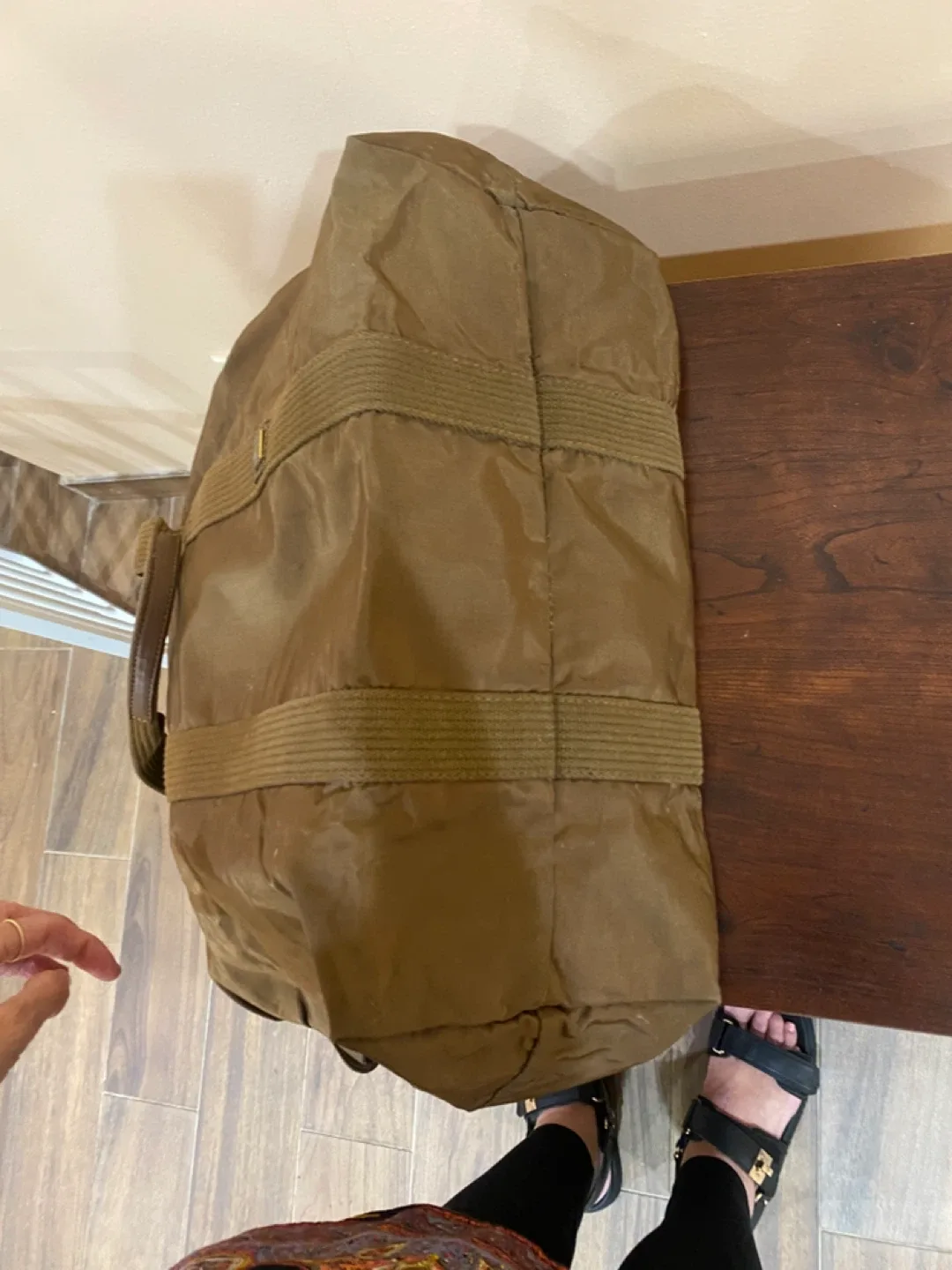 Dunhill Olive Green Tote Bag image indicator(9)