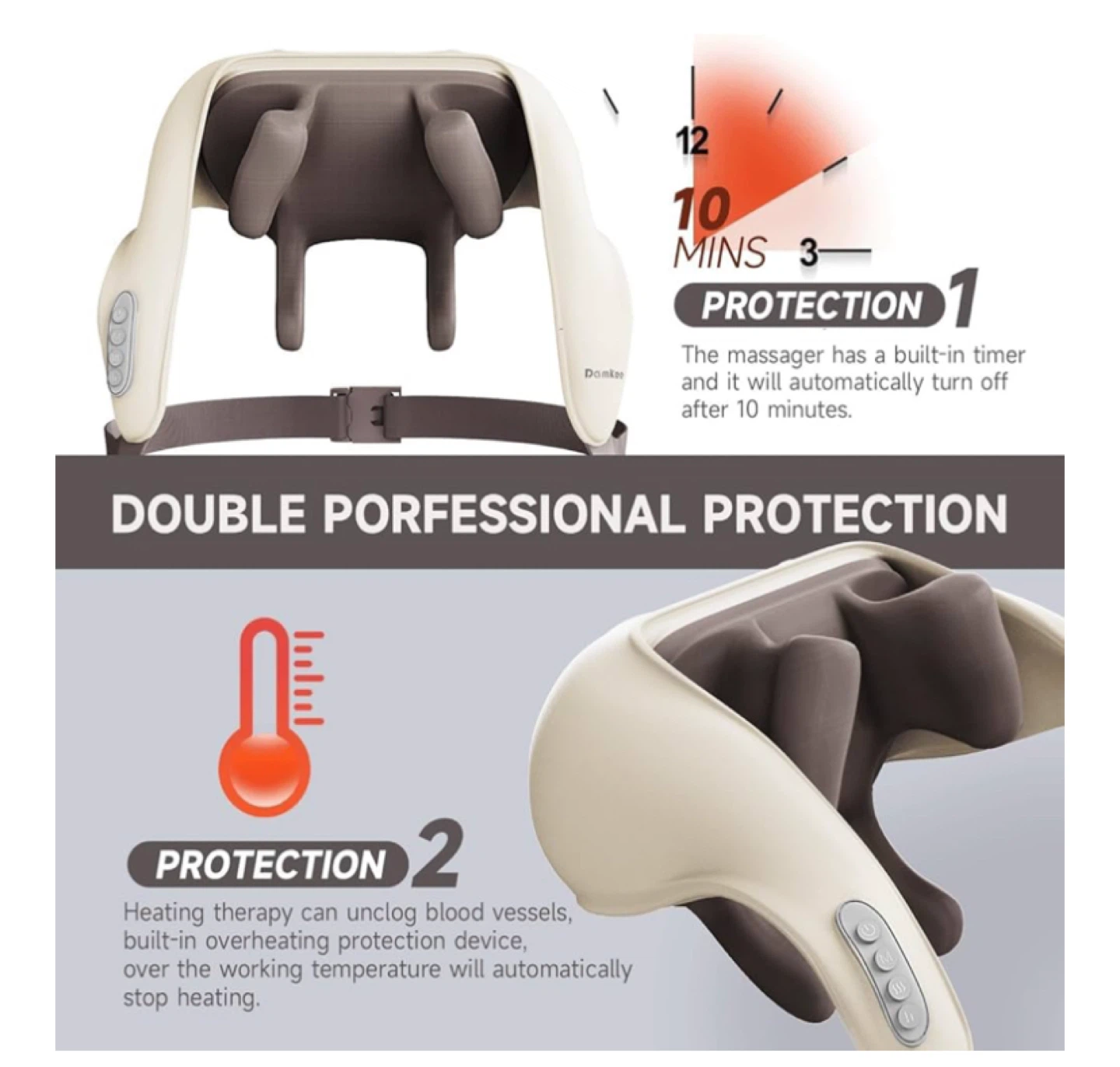 Deep-Kneading 5D Massage Analog Human Hands - photo 4