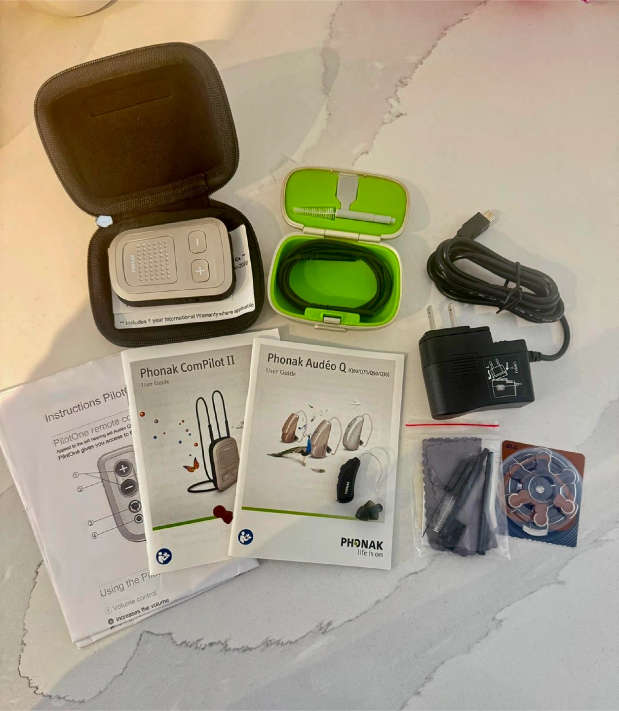 Hearing Aid Phonak Audéo Q50-312 + ComPilot II