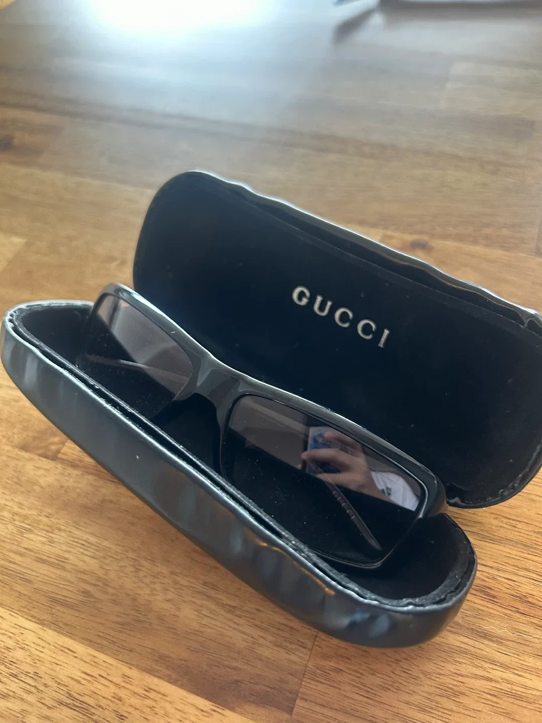 Gucci Black Sunglasses with Case