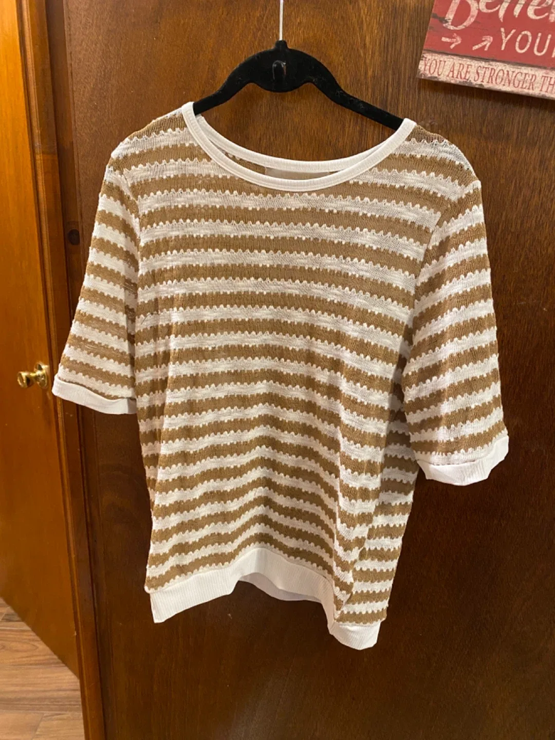 Striped Short Sleeve Top thumbnail