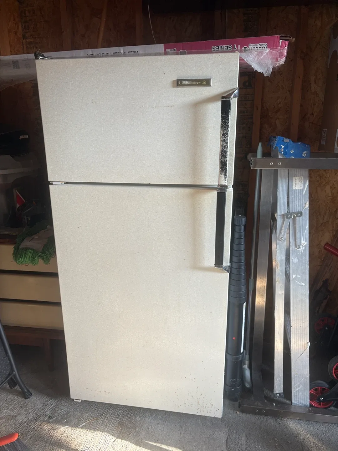 Vintage McClary Refrigerator - White
