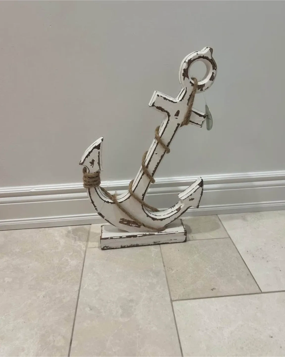 Nautical Decor Set - Anchor, Pillow, & Mirror image indicator(4)