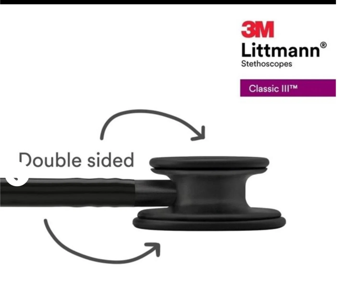 Littmann Classic III Black Stethoscope image indicator(2)