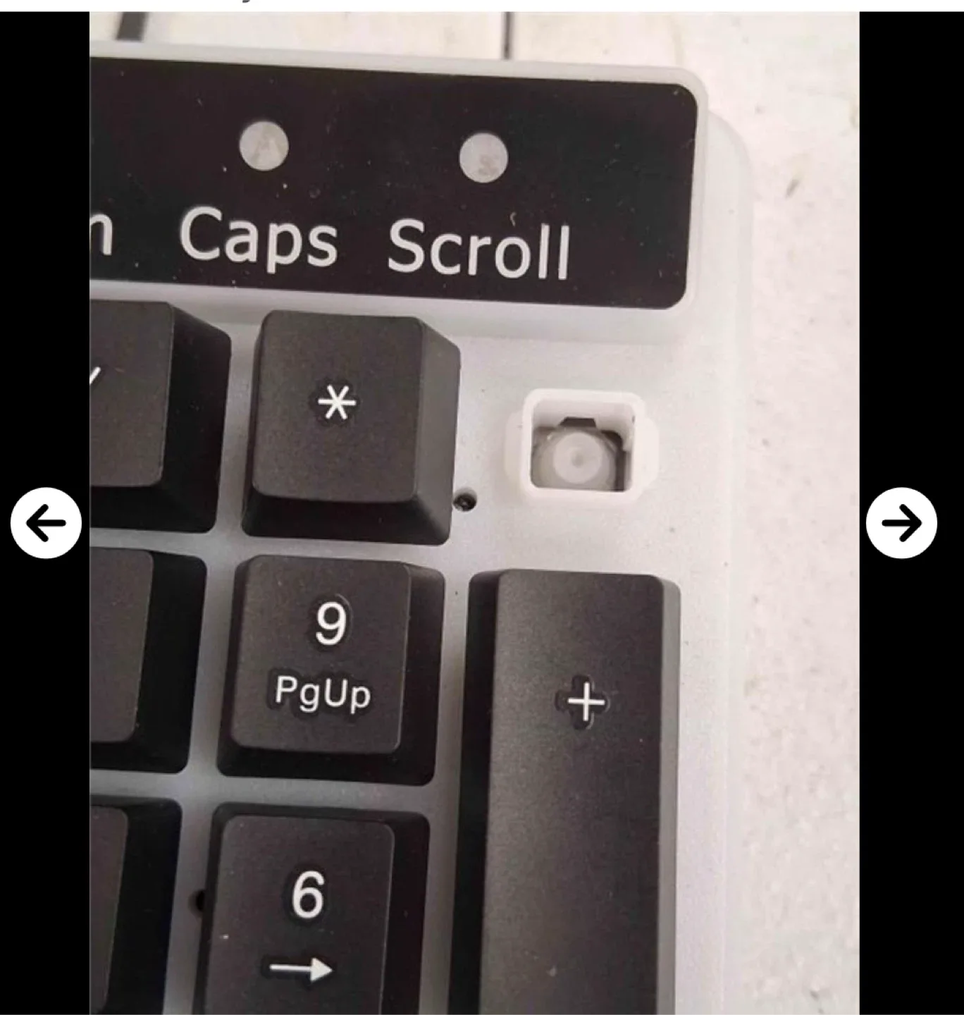 Black and White Keyboard image indicator(3)