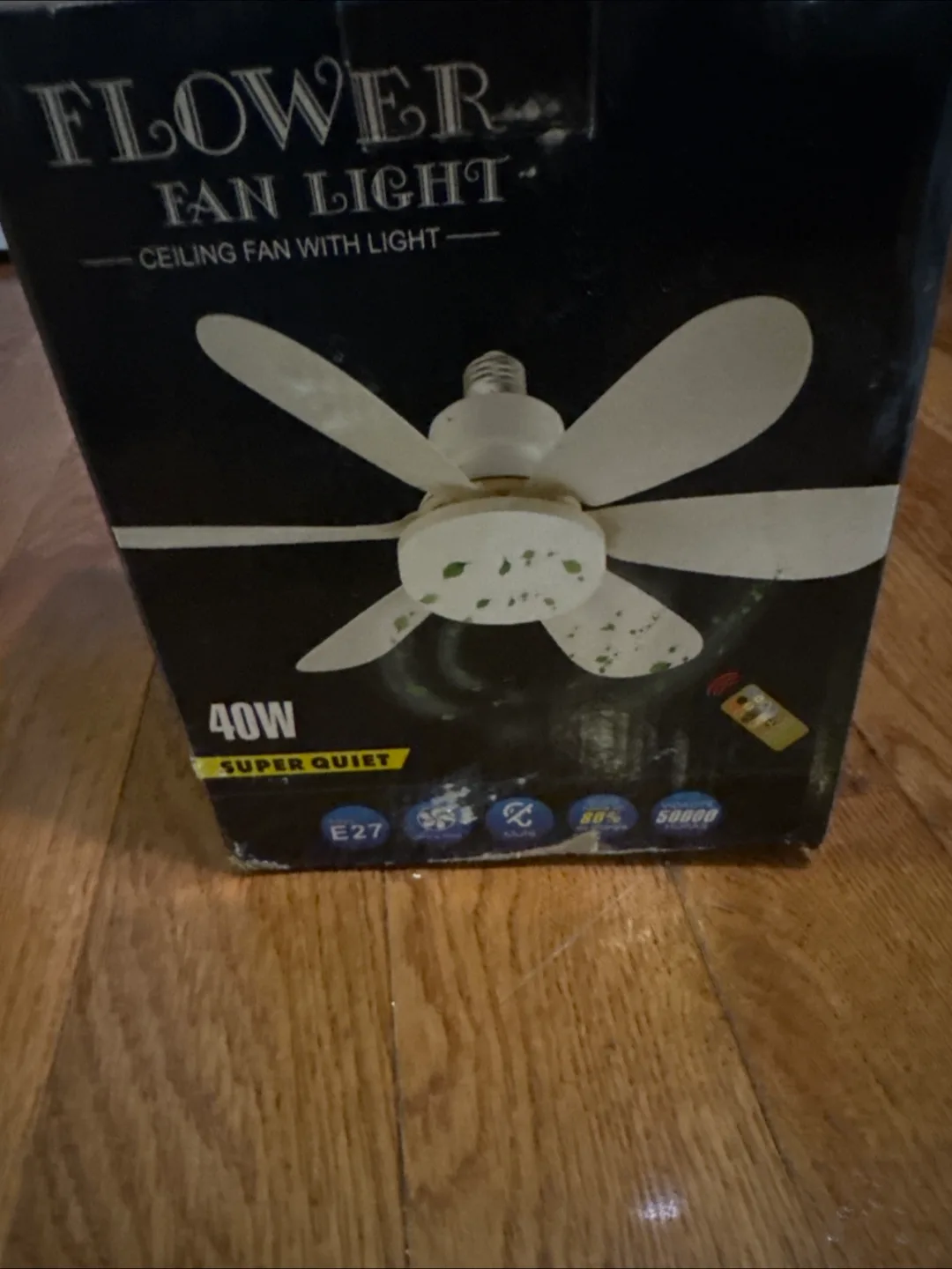 FLOWER Fan Light - Ceiling Fan with Light image indicator(4)