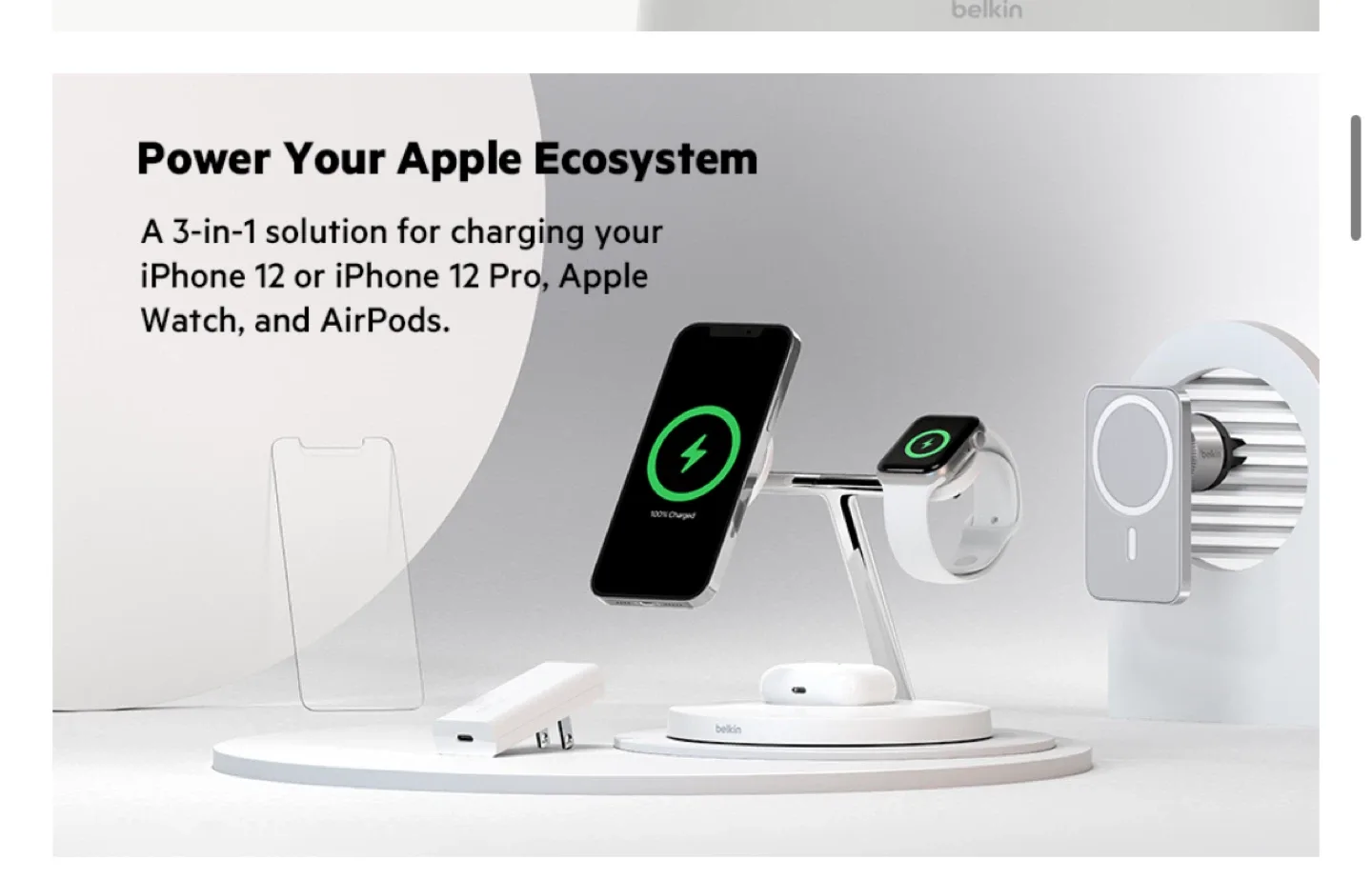 Belkin 3-in-1 MagSafe Wireless Charger image indicator(5)