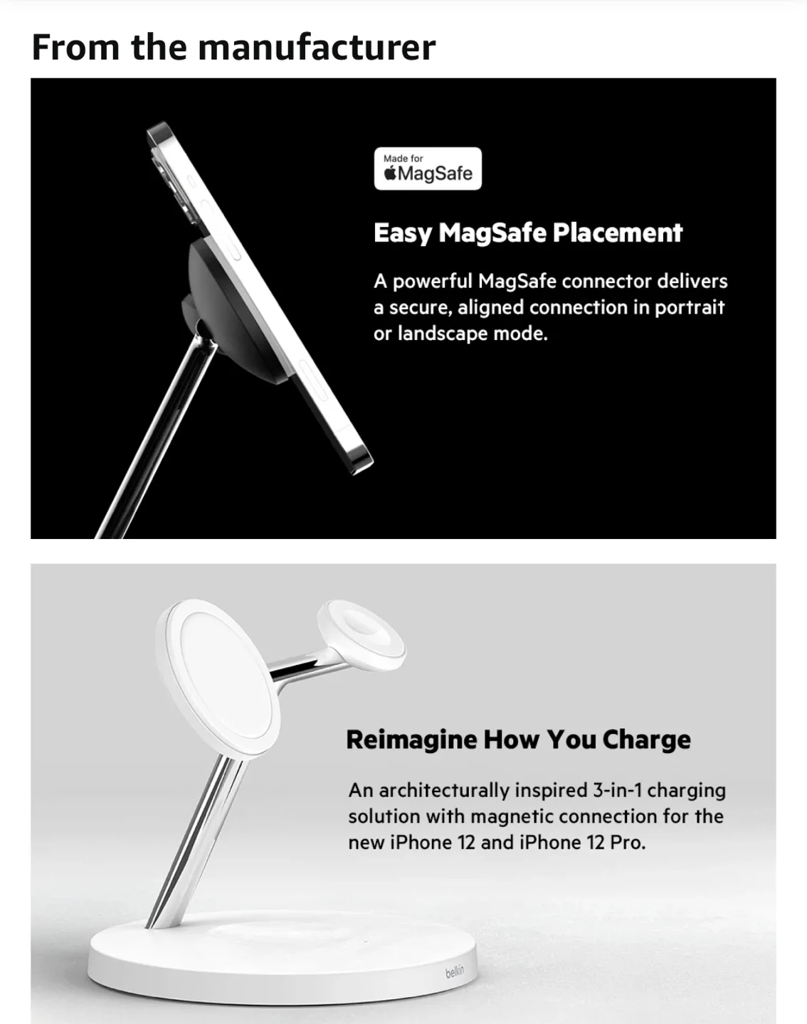 Belkin 3-in-1 MagSafe Wireless Charger image indicator(3)