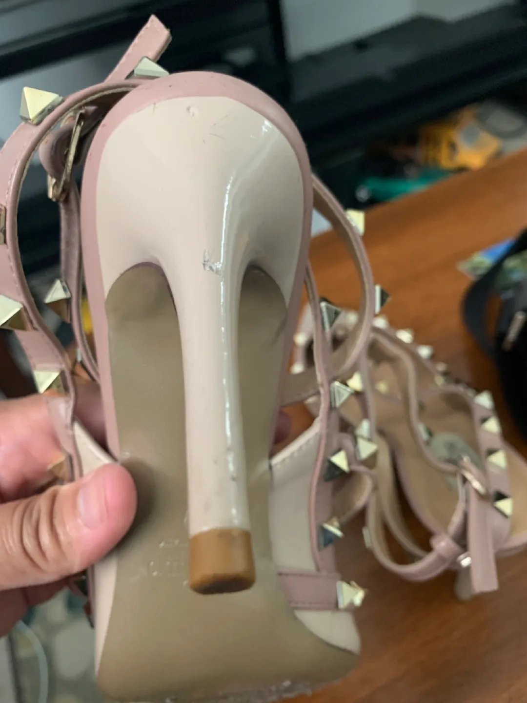 Valentino Garavani Rockstud Heels - Size 39 image indicator(6)