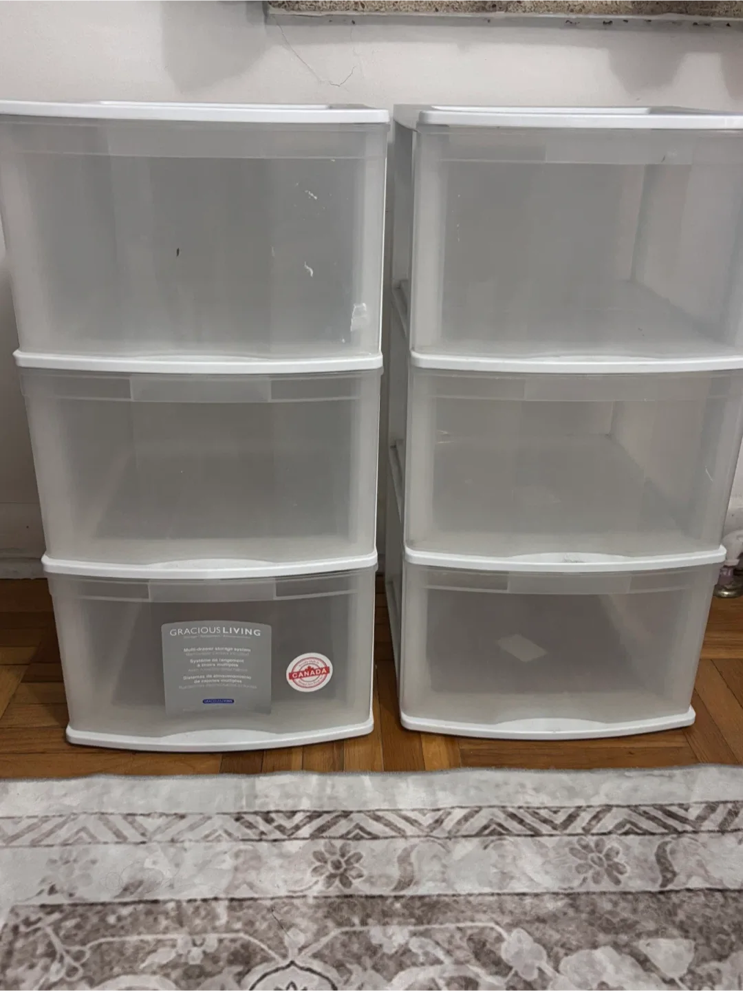 2 Gracious Living Storage Drawers thumbnail