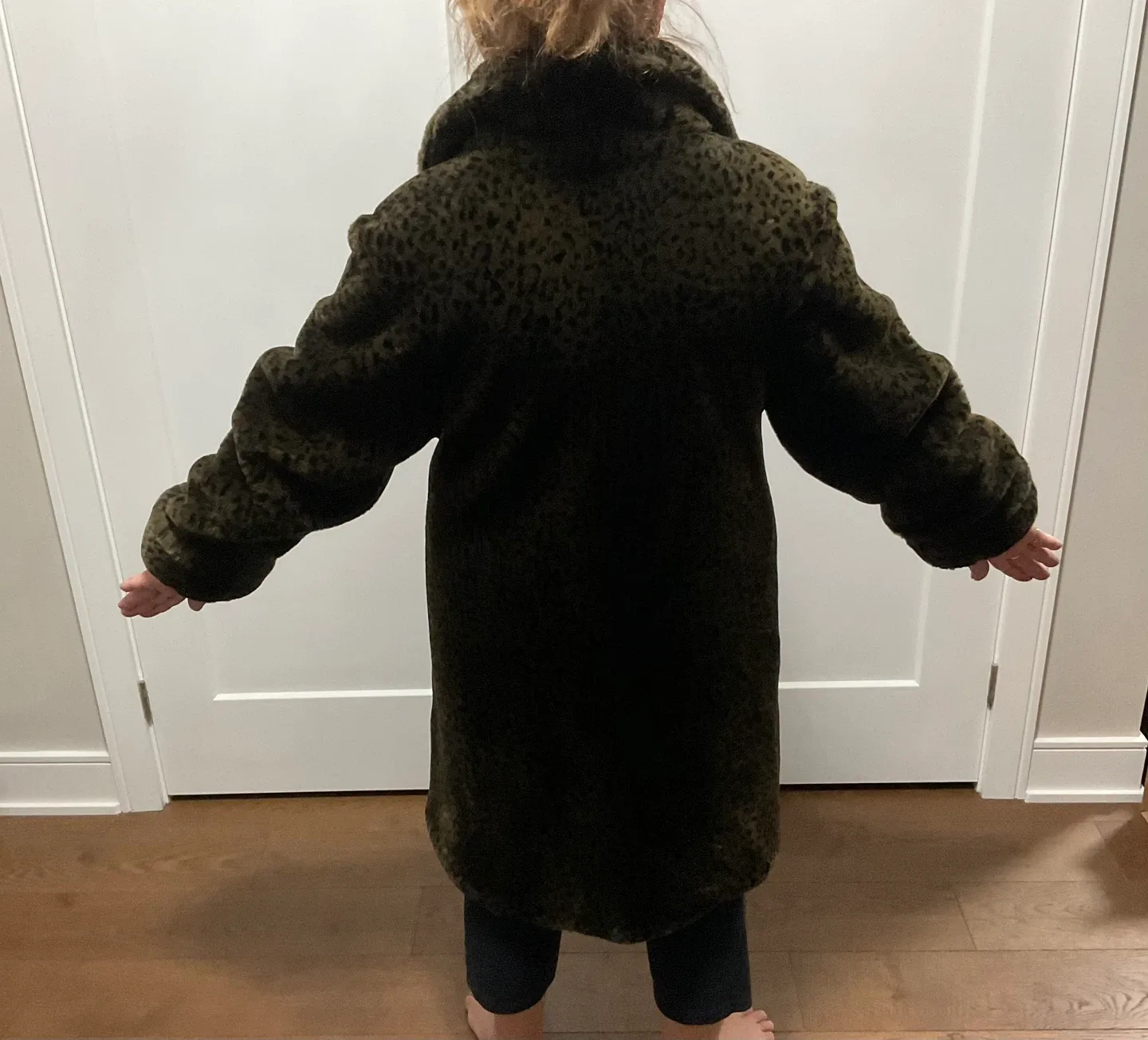 Leopard Print Faux Fur Coat image indicator(3)