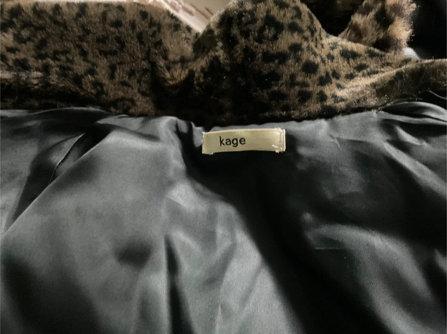 Leopard Print Faux Fur Coat image indicator(4)