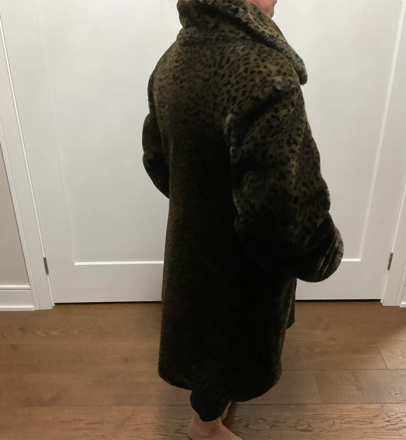 Leopard Print Faux Fur Coat image indicator(2)