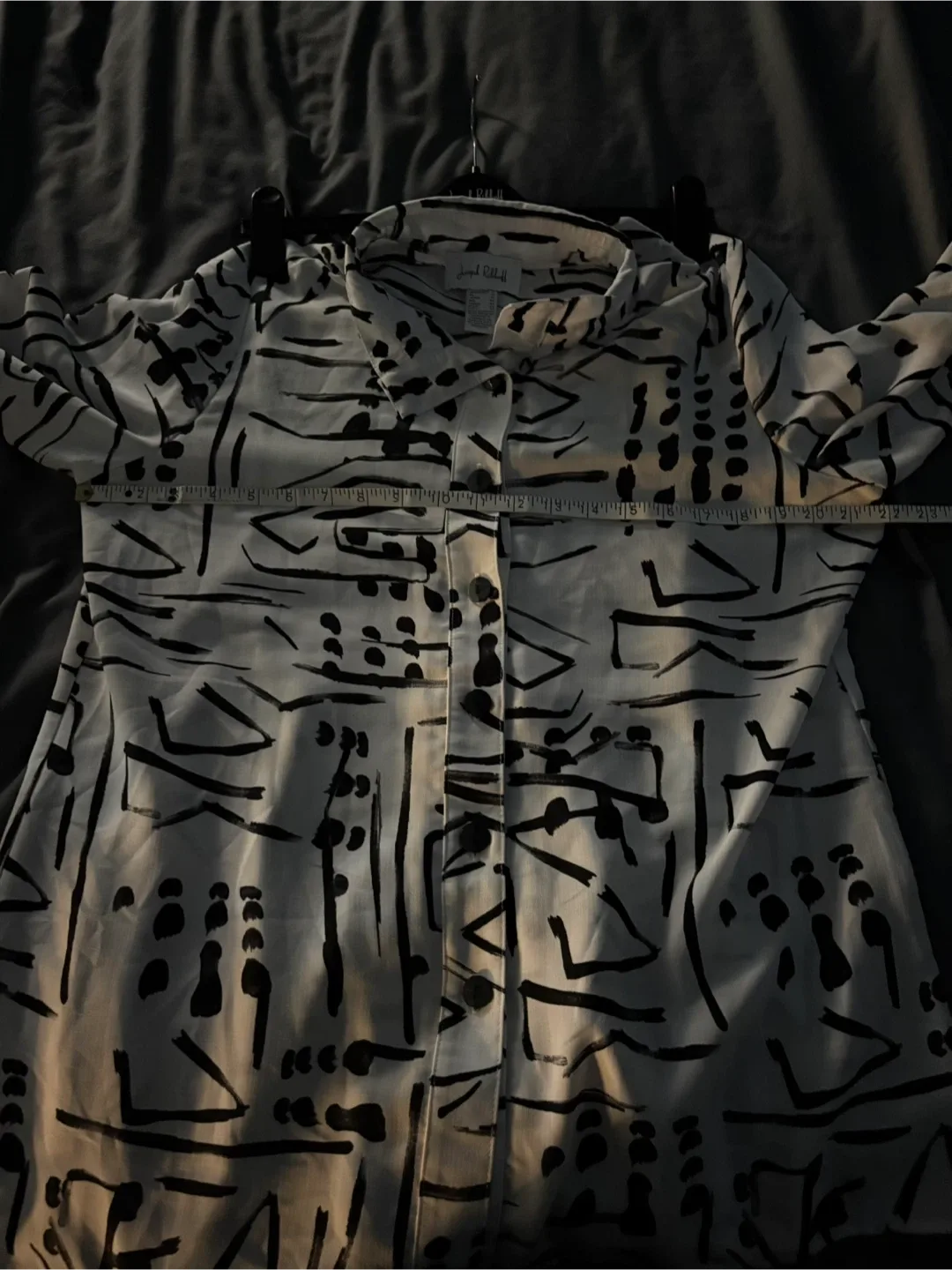 Joseph Ribkoff Blouse - Size 12 - Black & White image indicator(6)