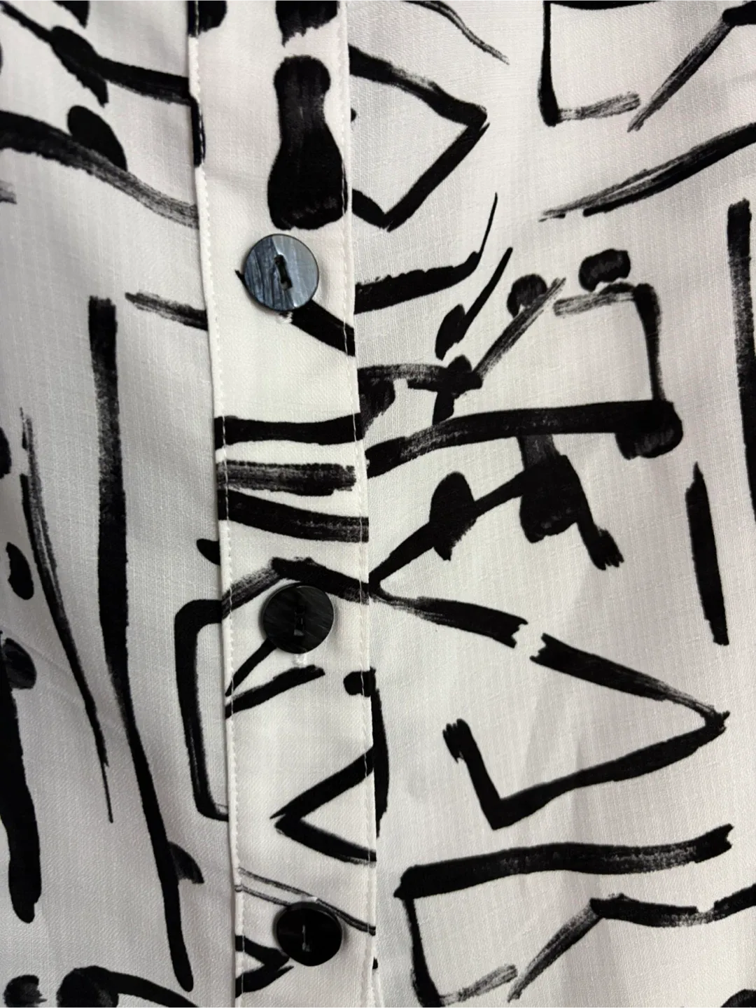 Joseph Ribkoff Blouse - Size 12 - Black & White image indicator(2)