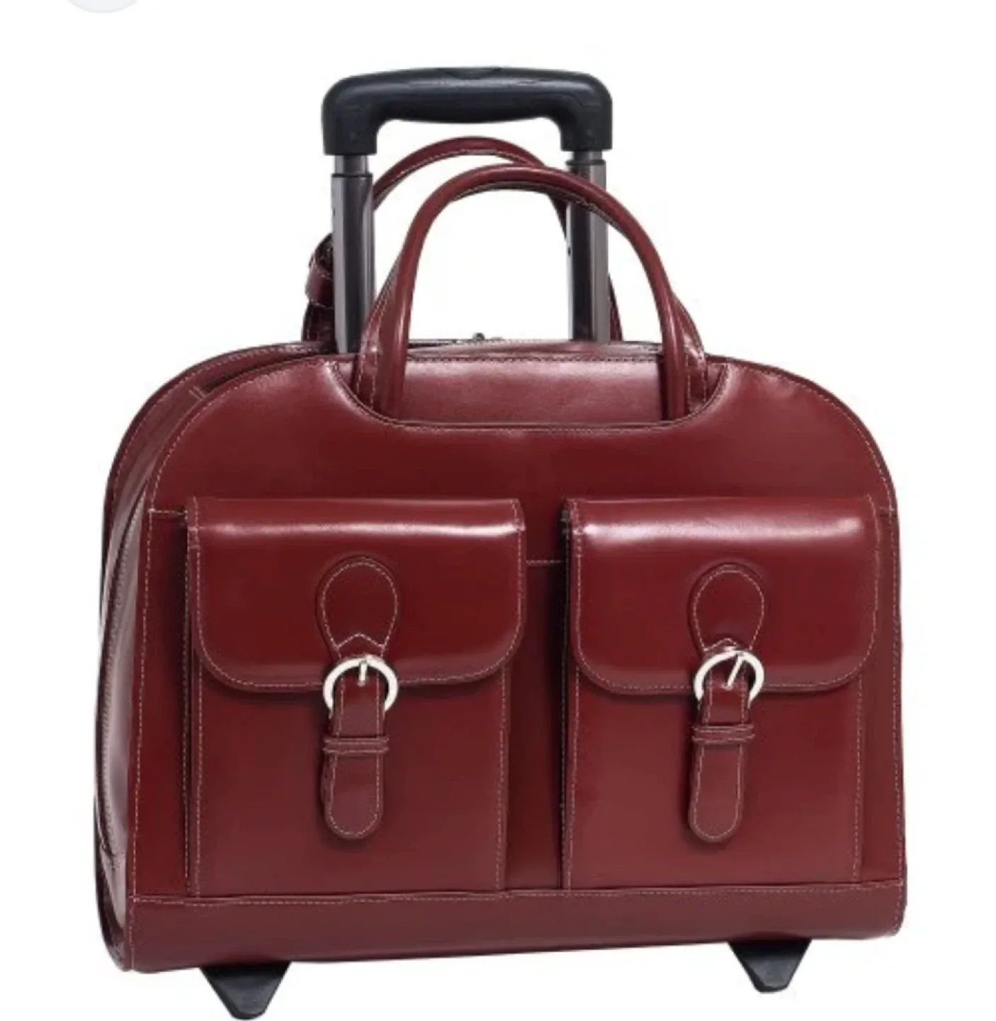 Mickle in Rolling Leather Briefcase thumbnail