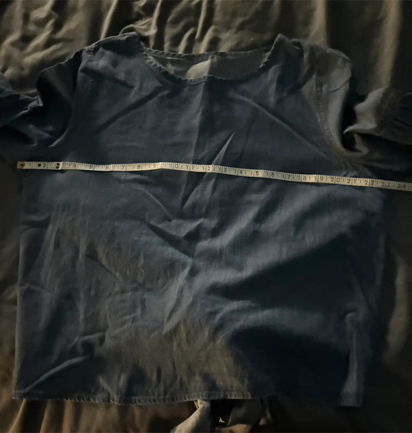 George Blue Denim Tie-Back or Front Blouse image indicator(8)