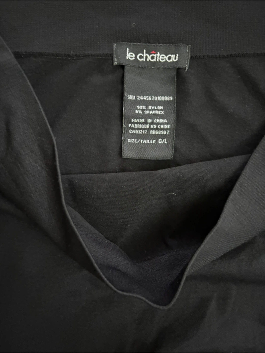 Le Chateau Black Leggings Size G/L - photo 2