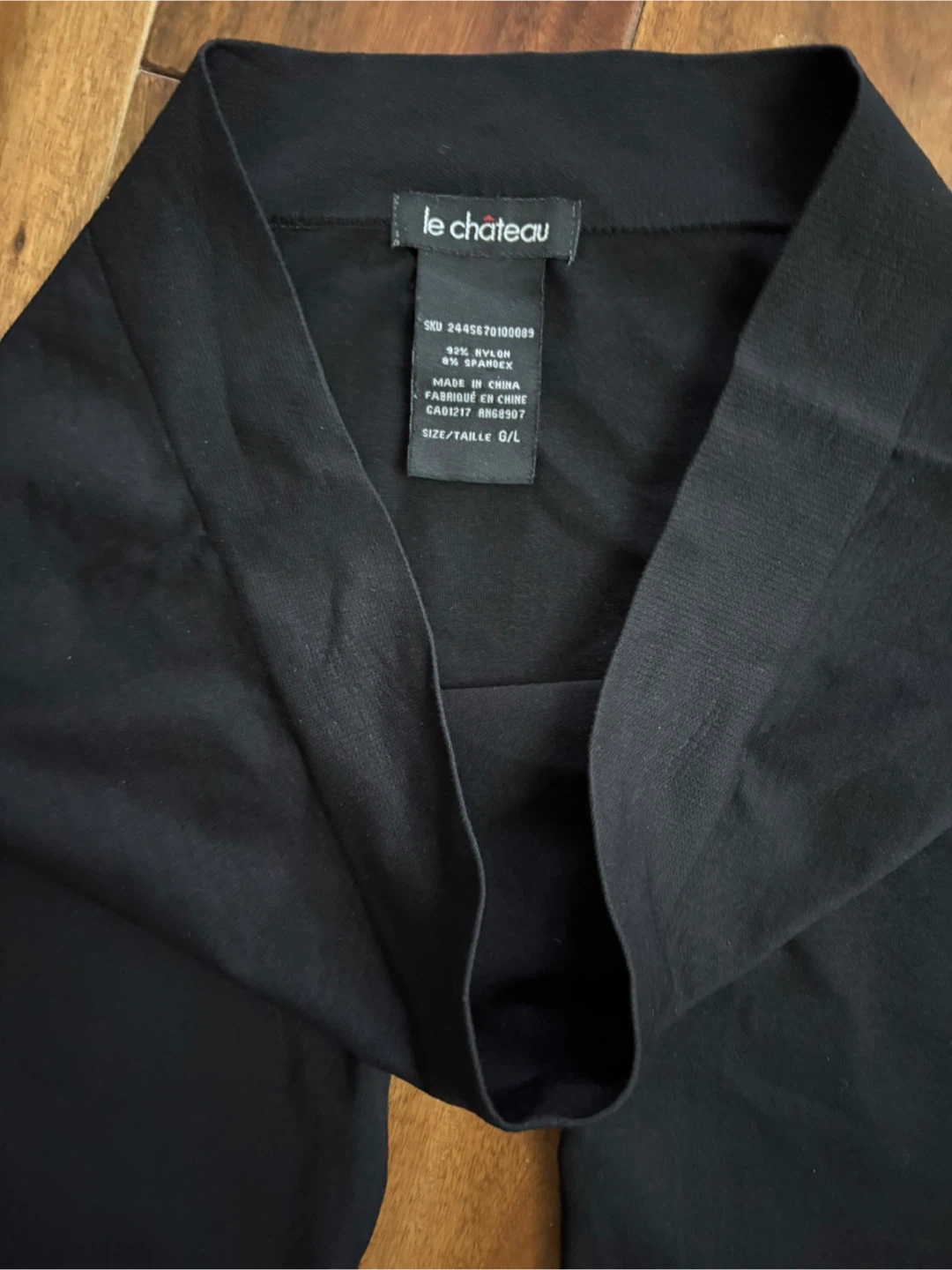 Le Chateau Black Leggings Size G/L - photo 3