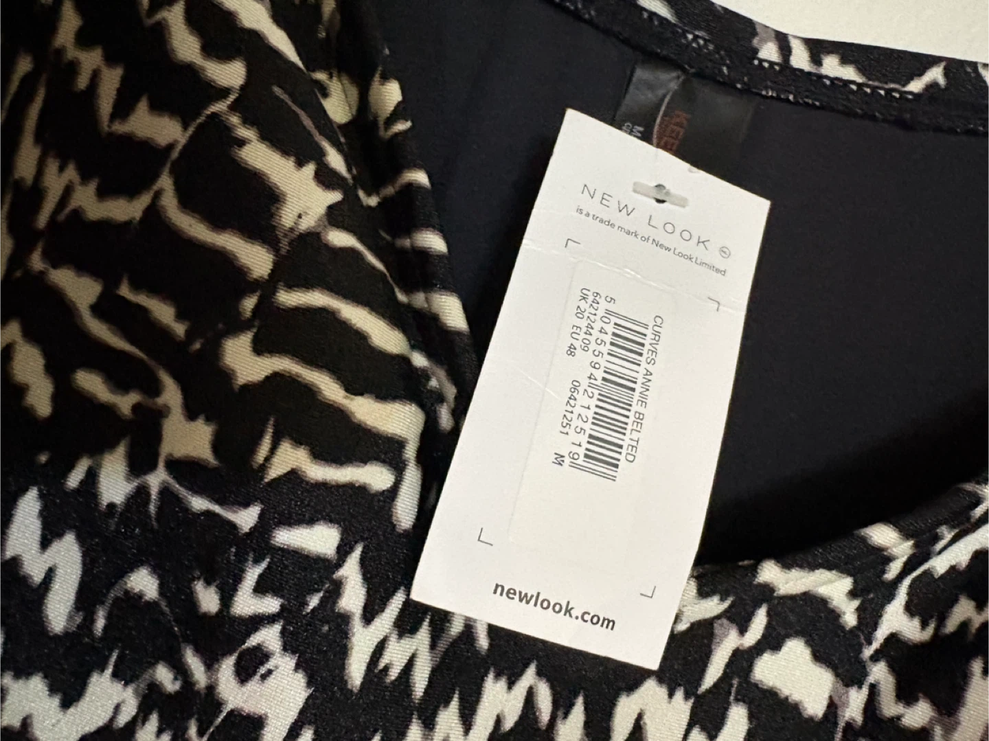 New Look Curves Annie Belted Swimsuit Size 18 - photo 4
