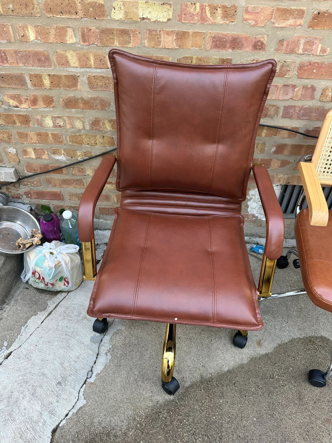 Brown Leather Office Chair