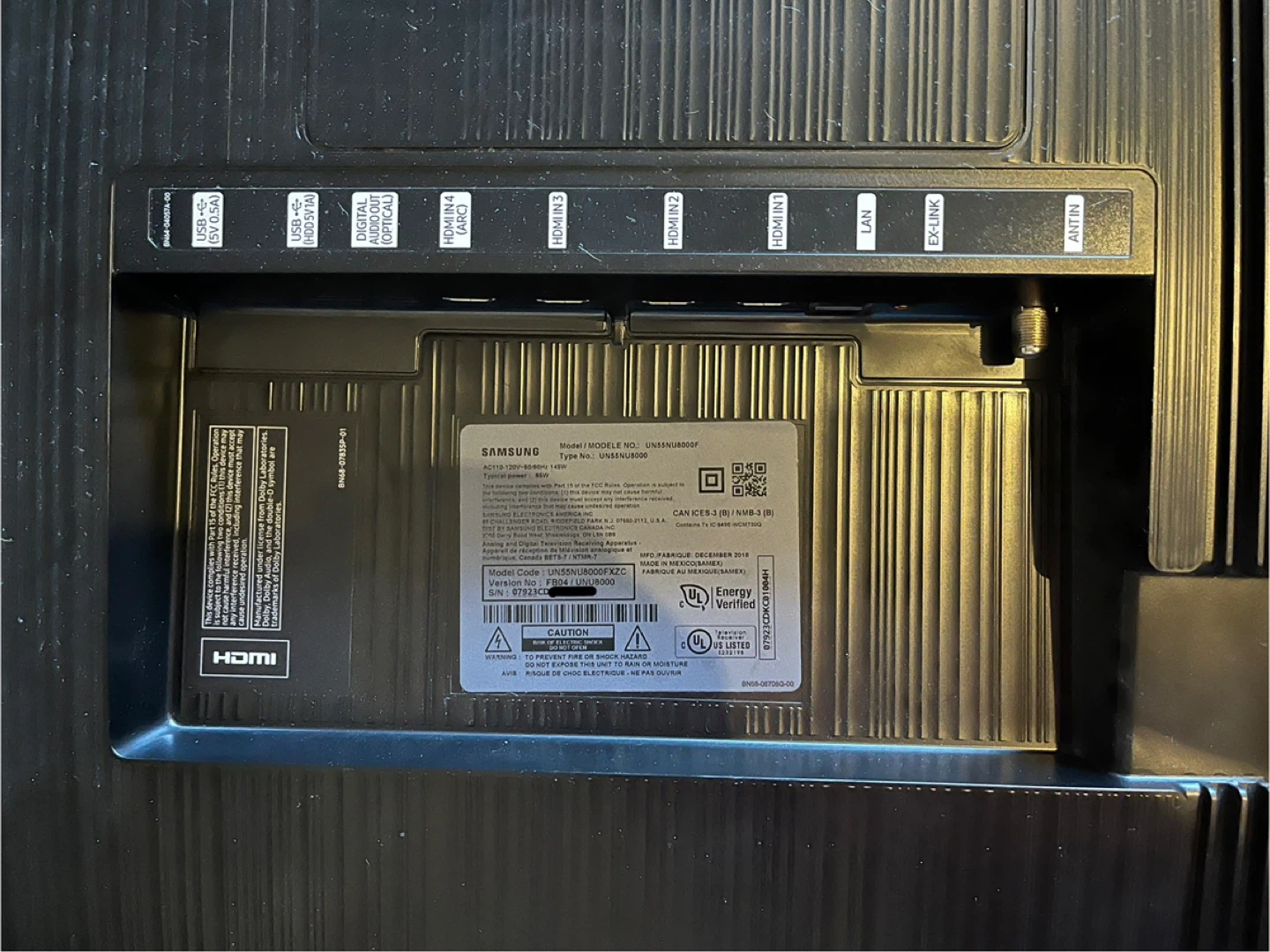 Samsung 55 inch NU8000 4K UHD Television - photo 5