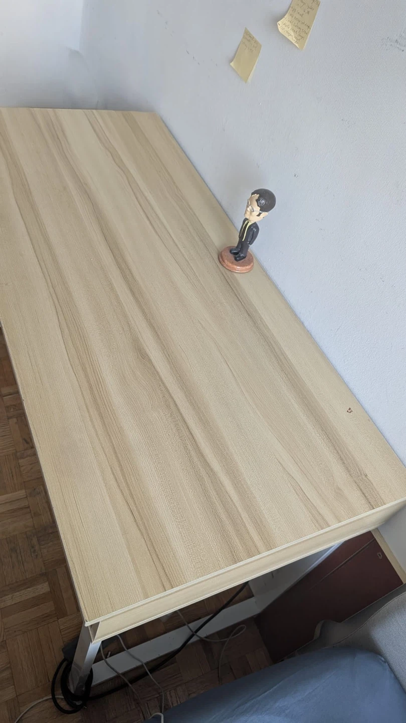Light Wood Desk with Storage - photo 3