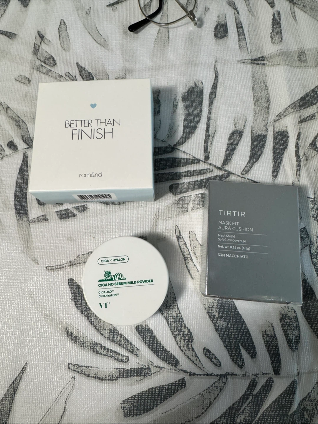 Rom&nd Better Than Finish & TIRTIR Aura Cushion