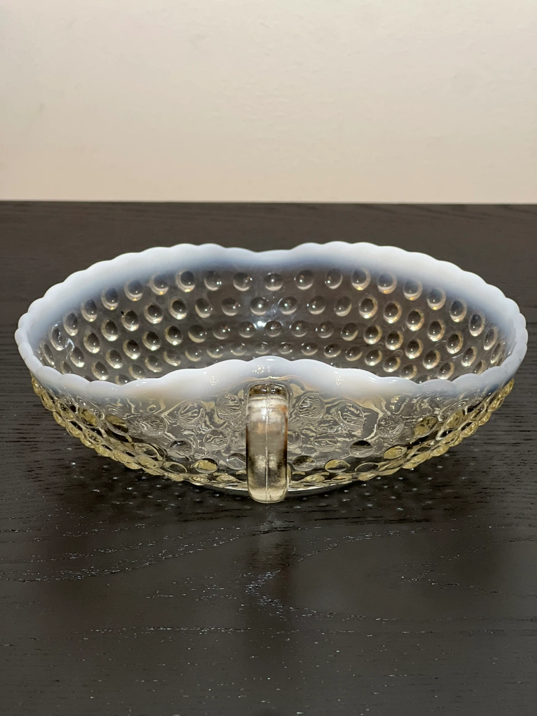 Anchor Hocking Moonstone Opalescent Hobnail Candy Dish - photo 4