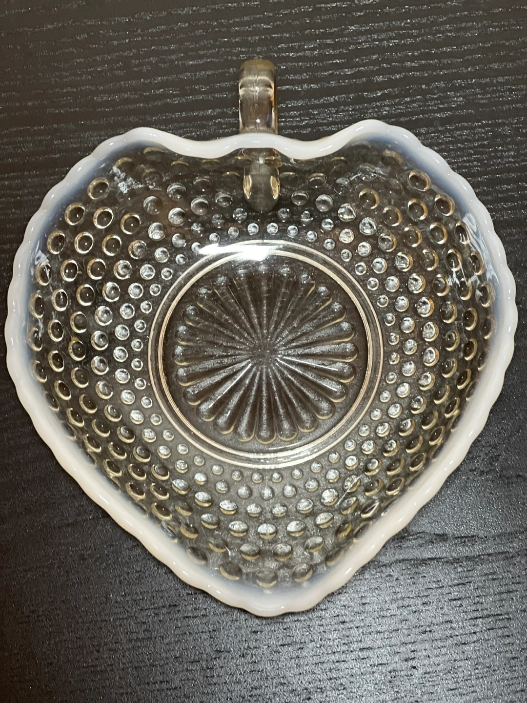 Anchor Hocking Moonstone Opalescent Hobnail Candy Dish - photo 5