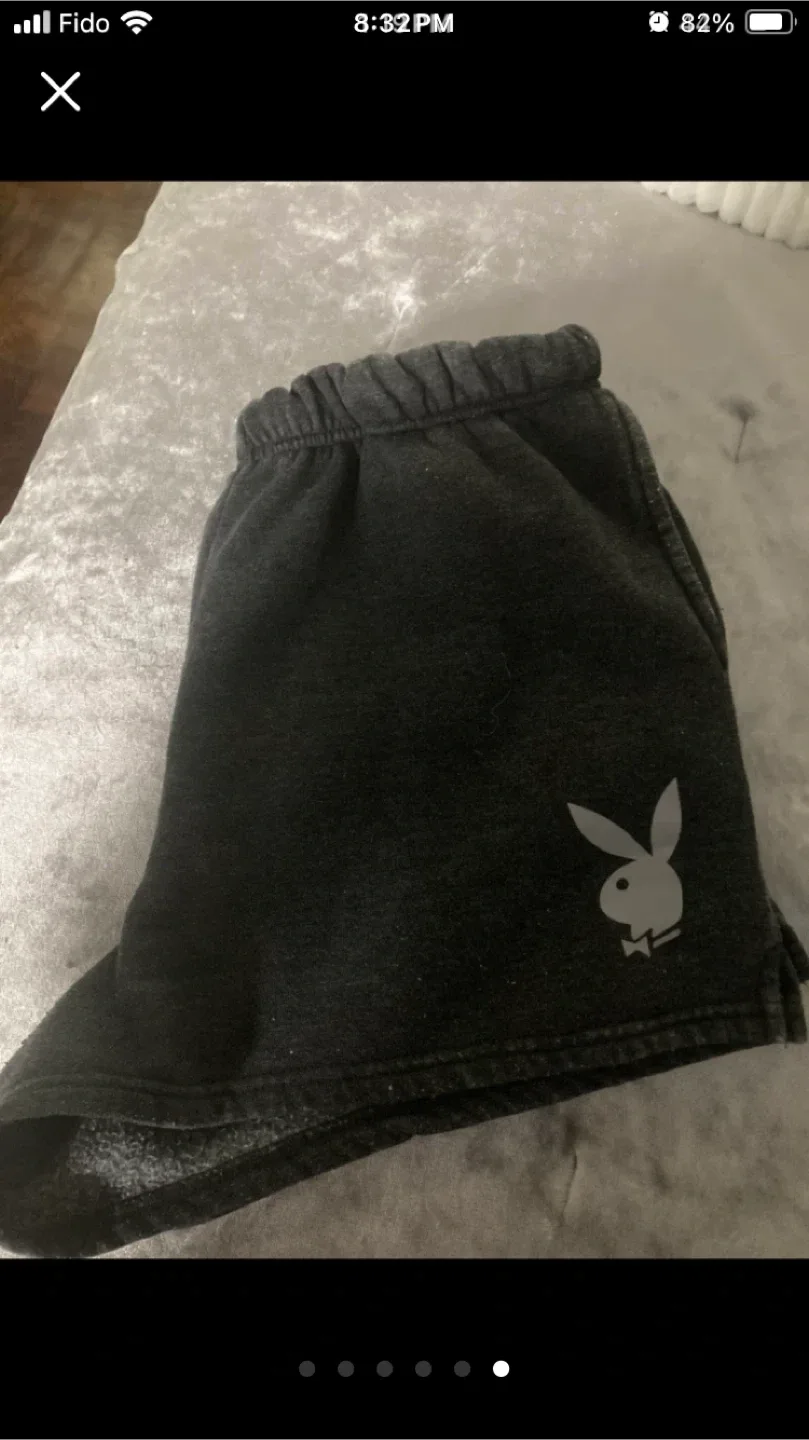 Playboy Black Shorts & Sweatpants Set image indicator(4)