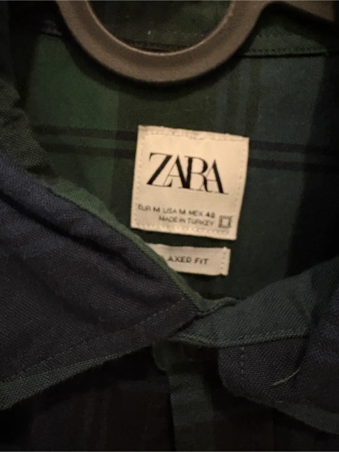 Zara Plaid Flannel Shirts - Size M image indicator(6)