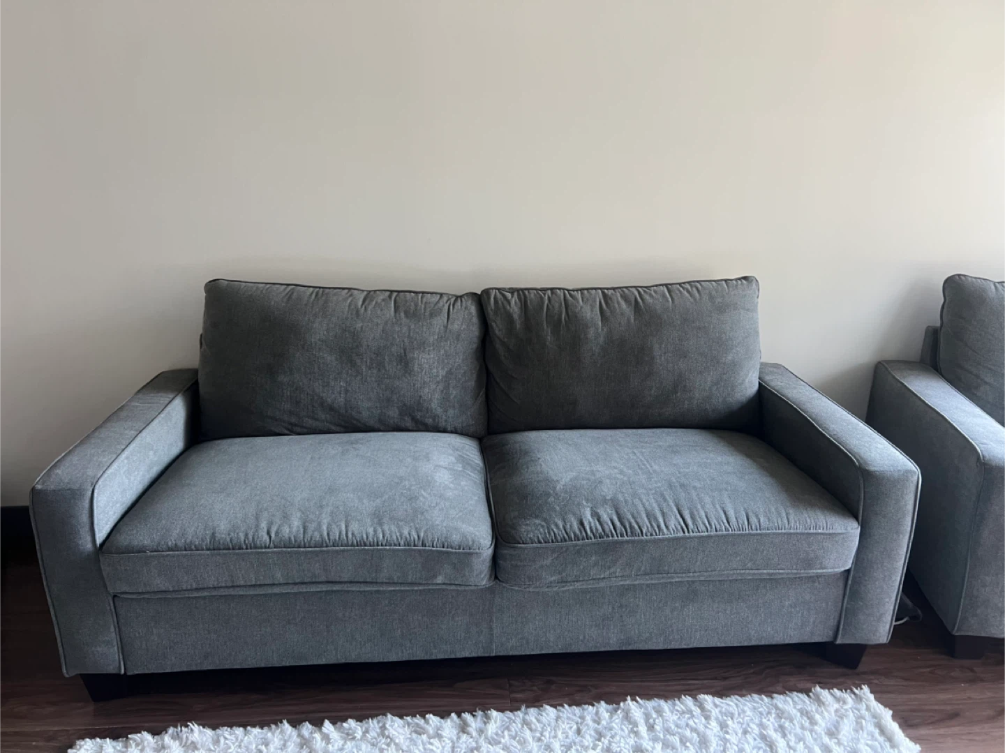 Gray Sofa and Armchair Set - photo 2