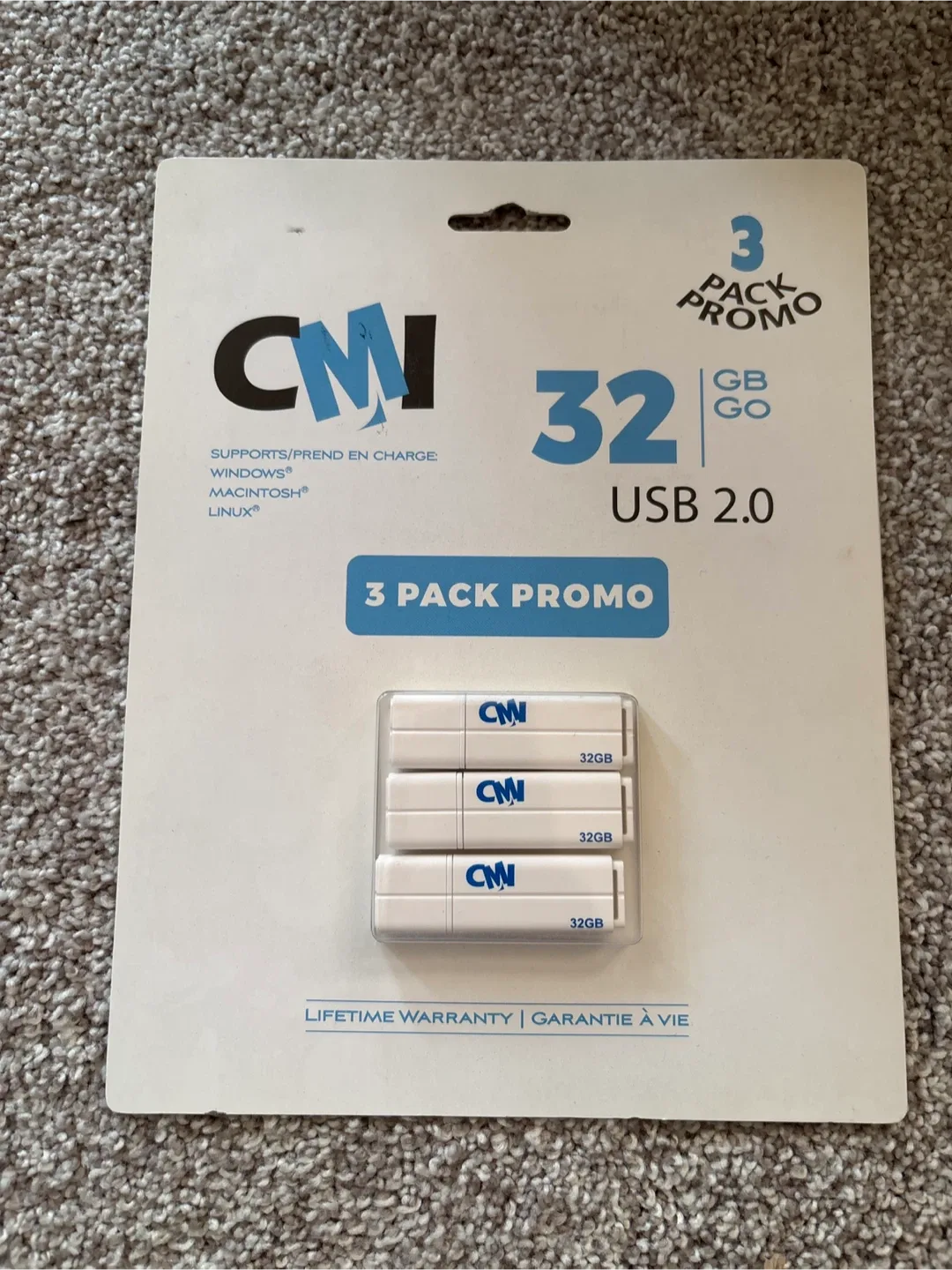 New CMI 32GB USB 2.0 - 3 Pack Promo thumbnail