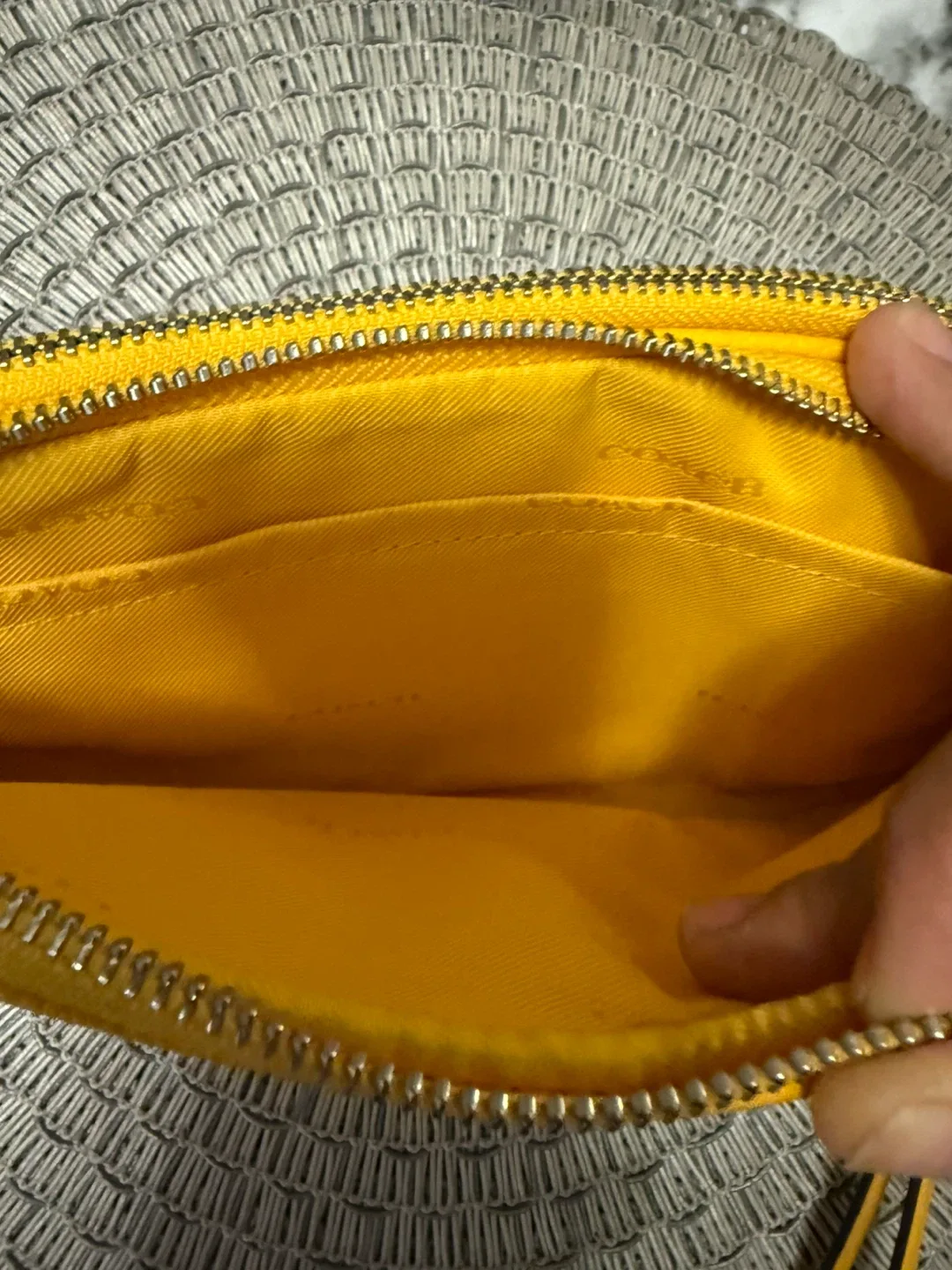 Coach Yellow Leather wristlet  Bag image indicator(6)