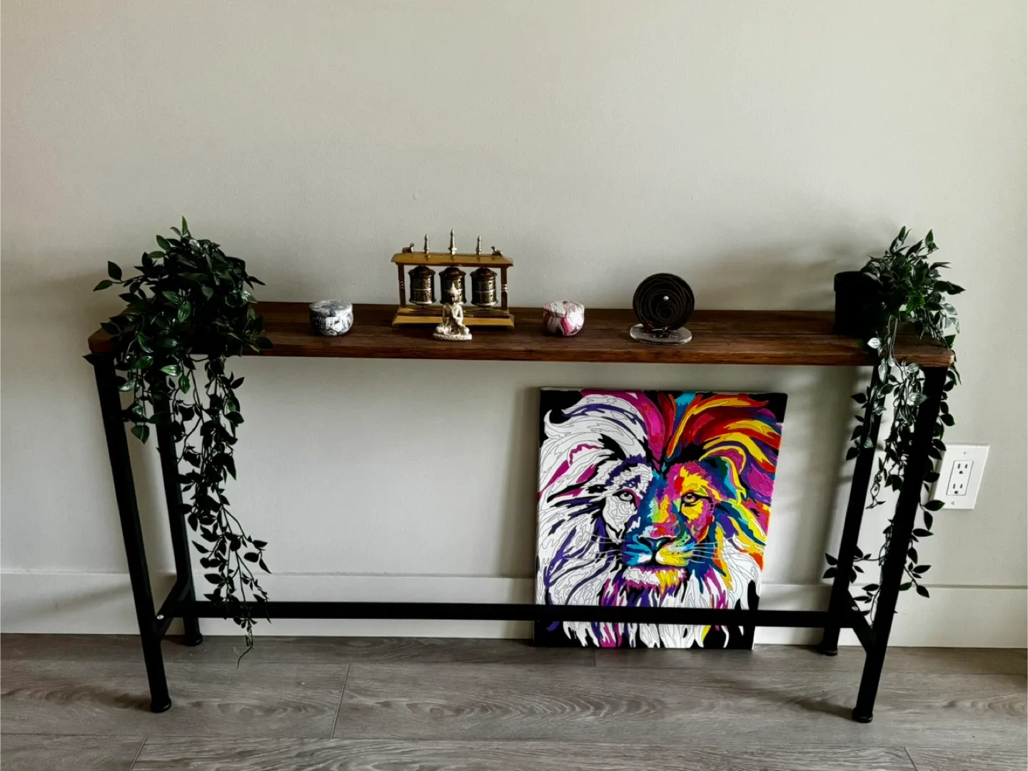 Console / Entryway Table – Modern Industrial Style