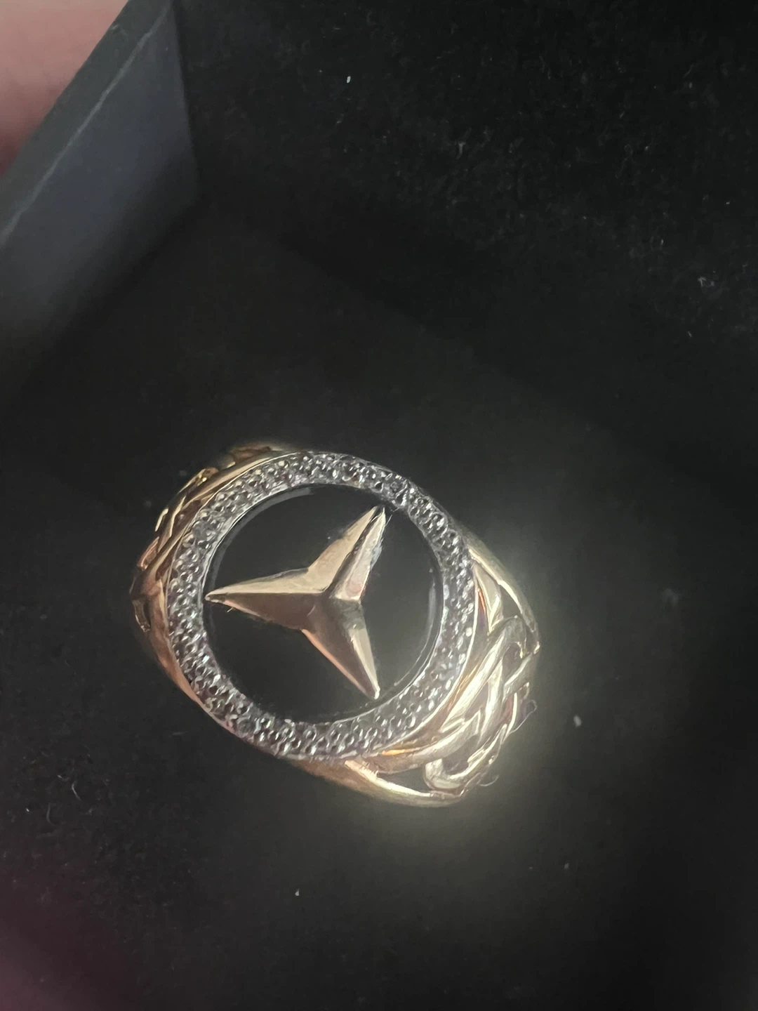 10 k Mercedes-Benz Gold Ring