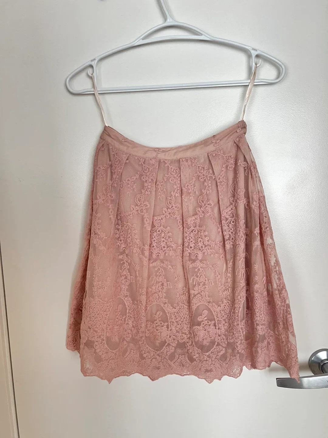 Pink Lace Skirt - Size 32 thumbnail