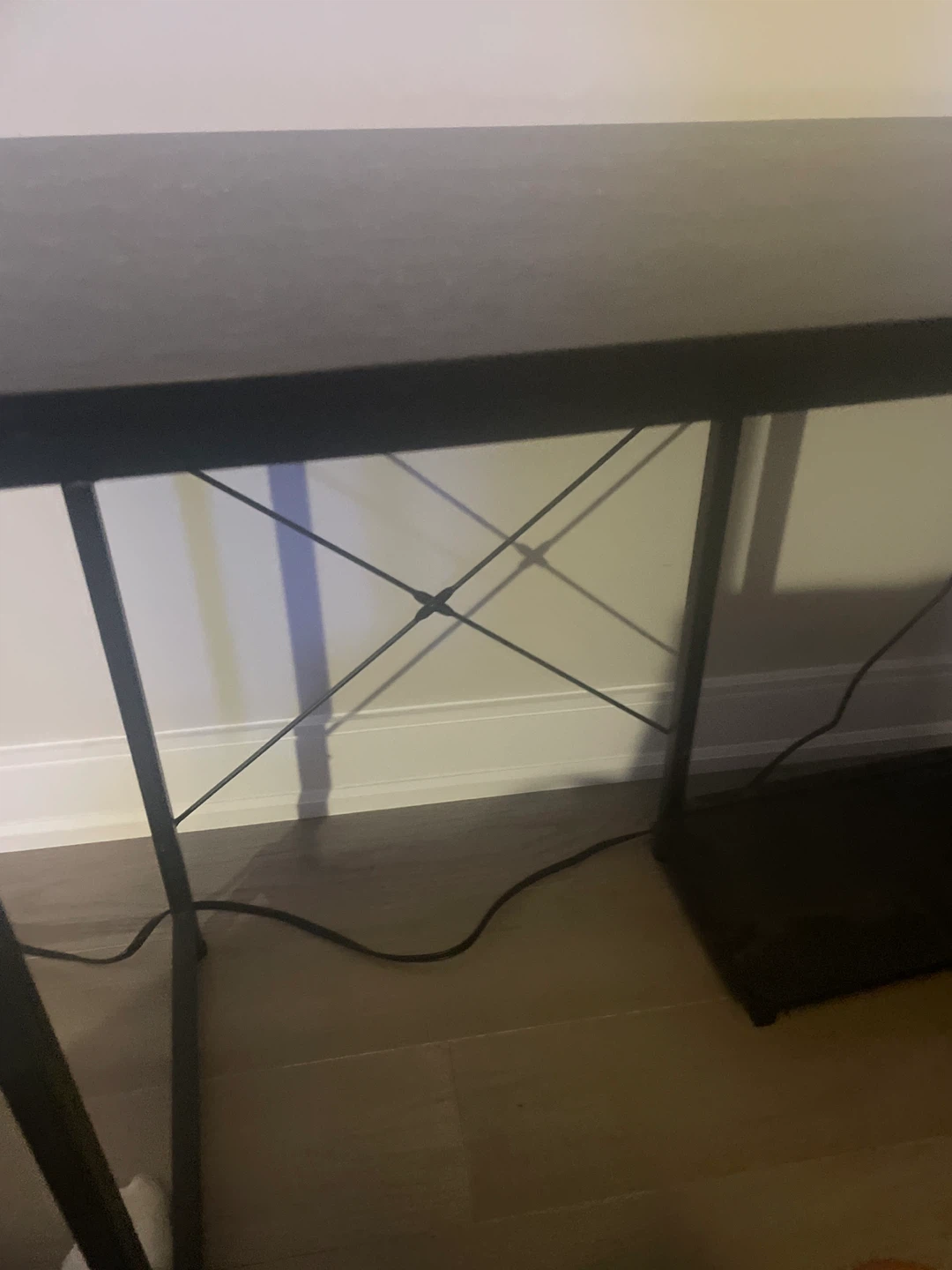 Black L-Shaped Desk with Shelves - photo 2