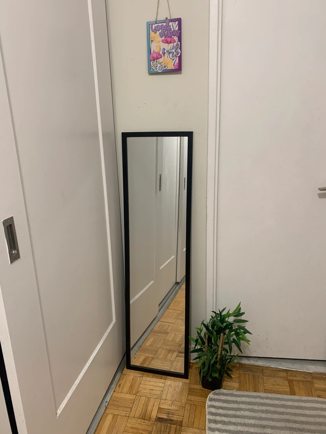 Black Framed Full Length Mirror