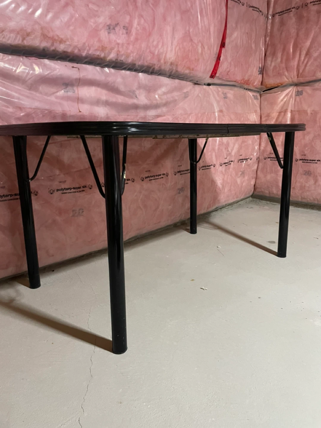 Extendable Dining Table - Black - photo 3