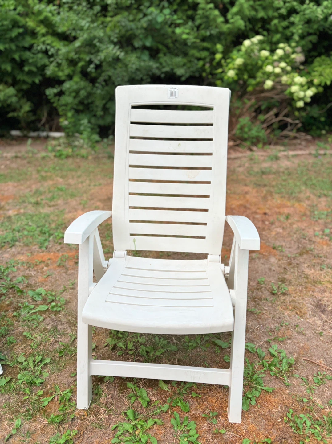 3+1 White Plastic Outdoor Chair - photo 5