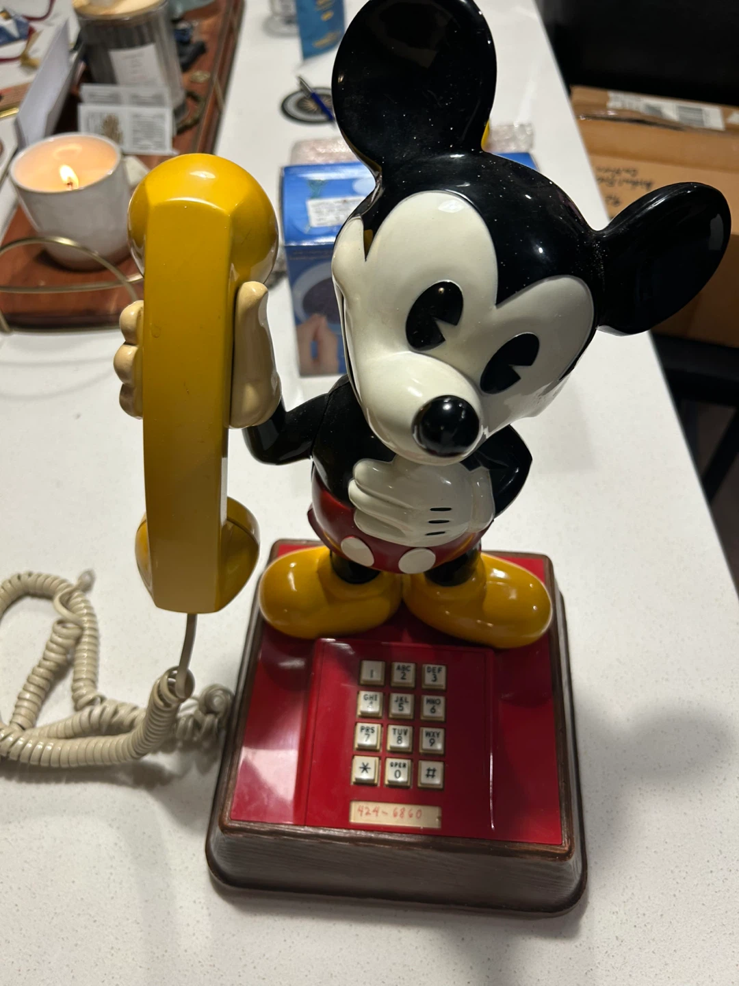 Vintage 1976 Mickey Mouse Phone