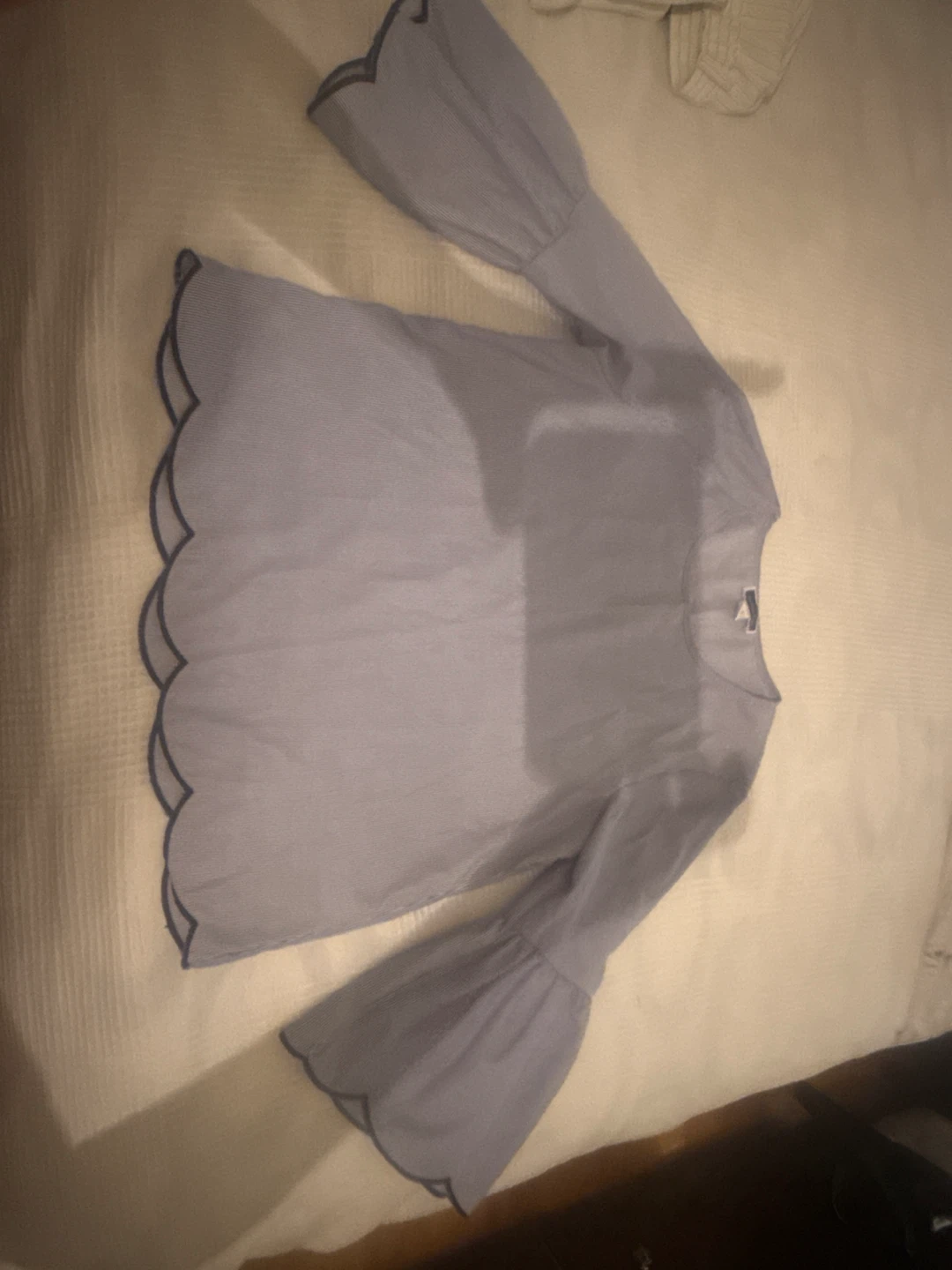 Another Story Blue & White Striped Top - Size S
