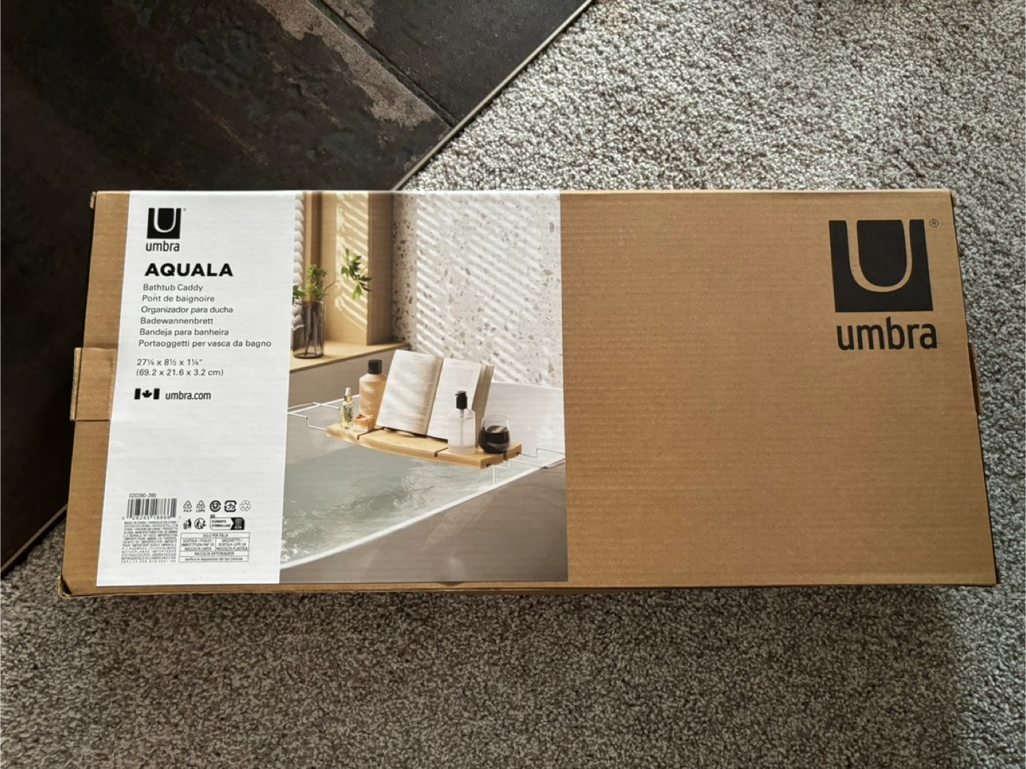 Umbra Aquala Bathtub Caddy - New in Box!