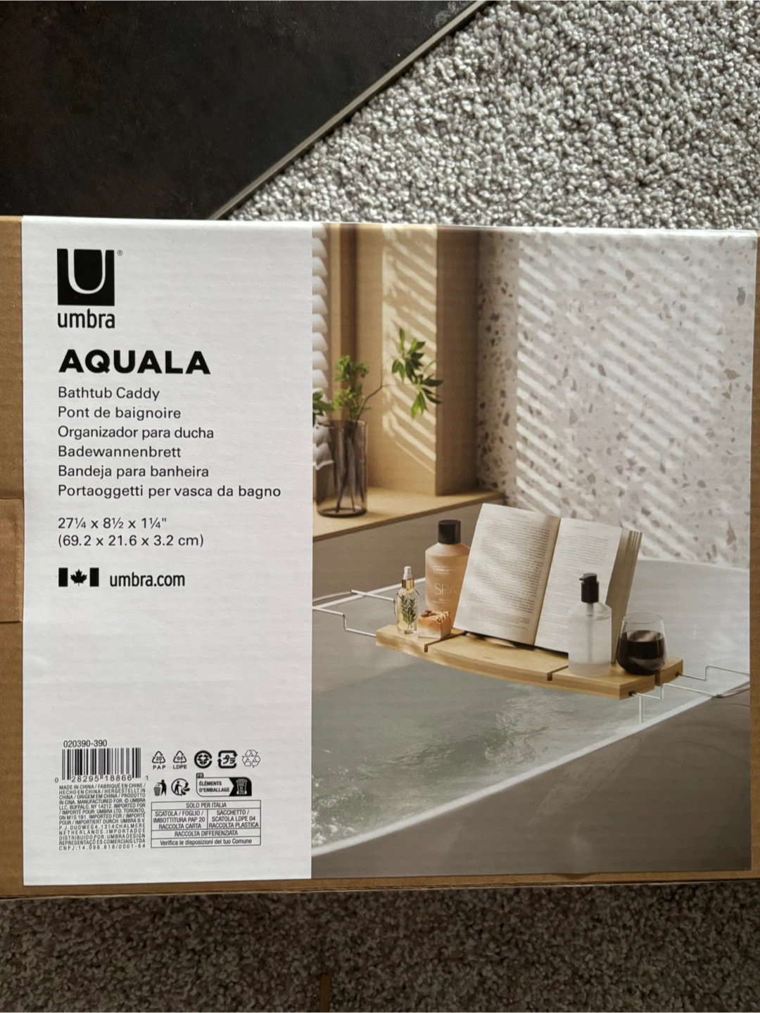 Umbra Aquala Bathtub Caddy - New in Box! - photo 2