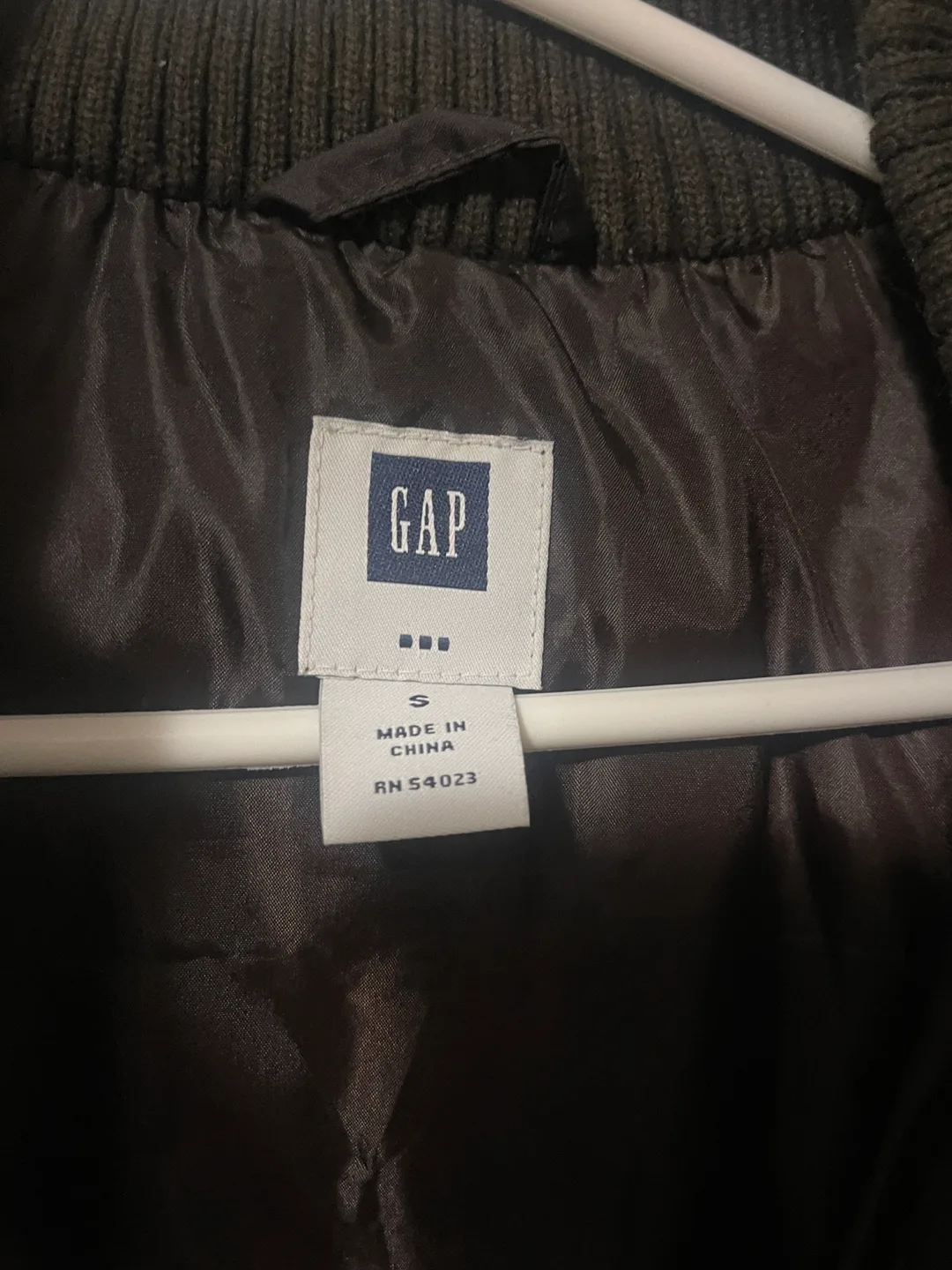 Gap Puffer Vest - Size S - Brown image indicator(2)