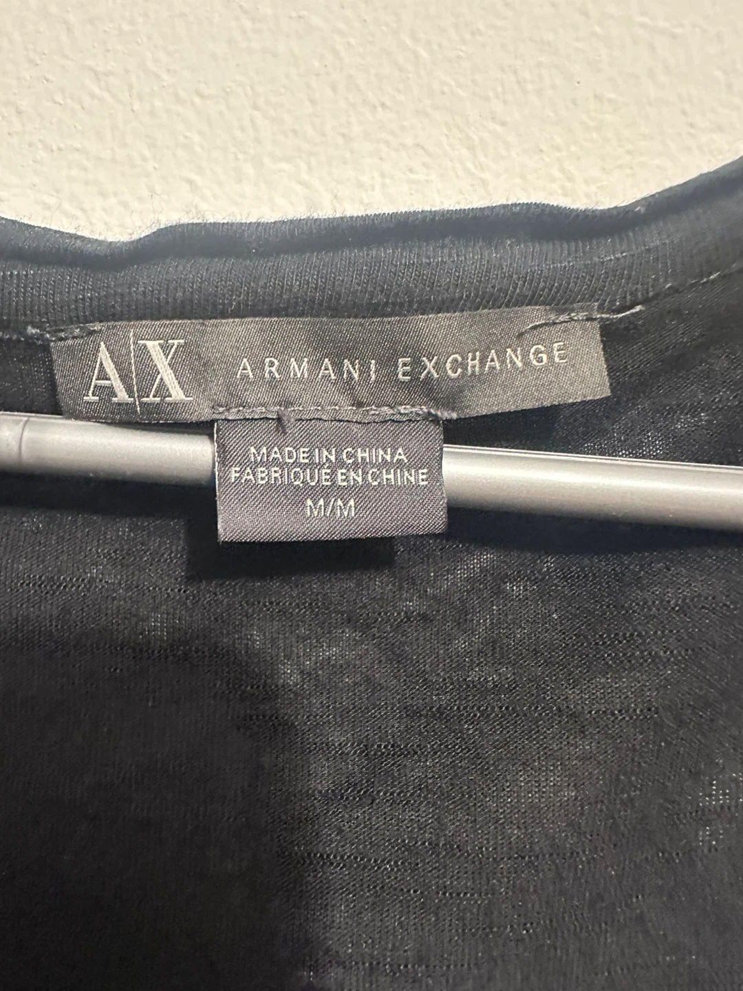 Armani Exchange Black Embellished Top - Size M - photo 4