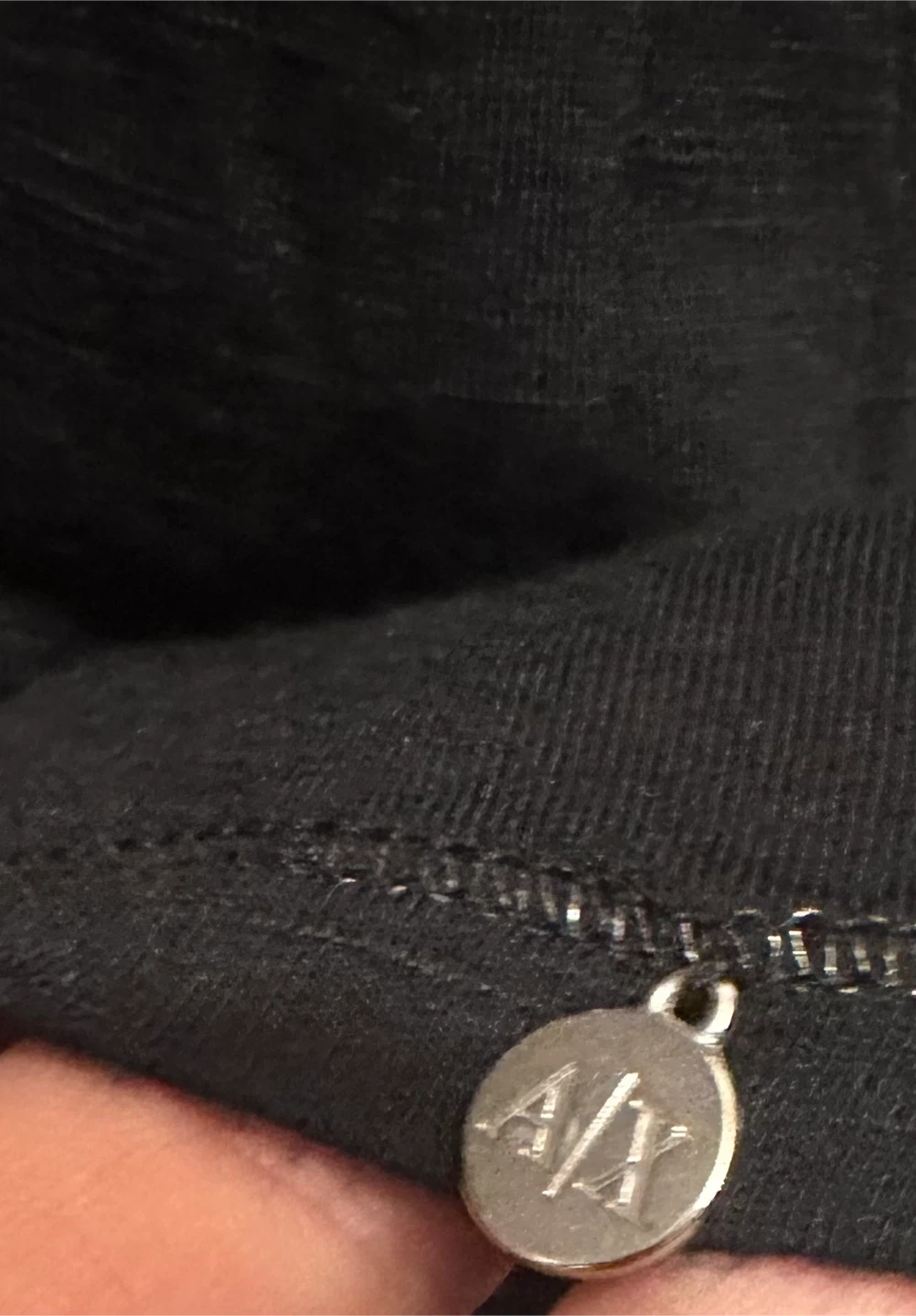 Armani Exchange Black Embellished Top - Size M - photo 2